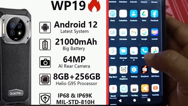 oukitel Wp19 unboxing and camera review смотреть онлайн