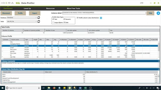 Free Data Profiling Tool: IDERA SQL Profiler смотреть онлайн