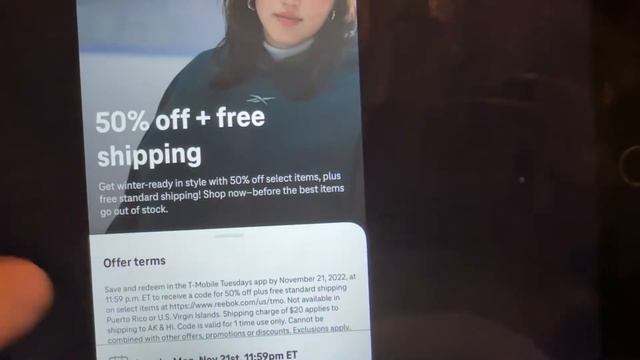 T-Mobile Tuesday app on ipad for 11-15-22 смотреть онлайн