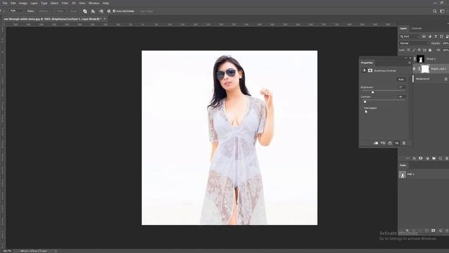 See Through Clothes in Photoshop 2022 смотреть онлайн