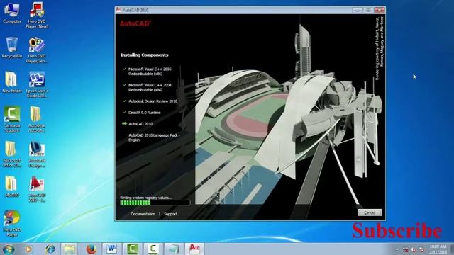 AutoCAD 2010 Installation смотреть онлайн