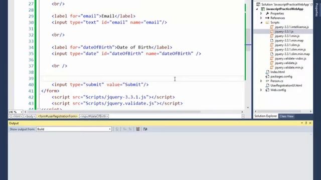 18.5 Datepicker, Datatable , Validation смотреть онлайн
