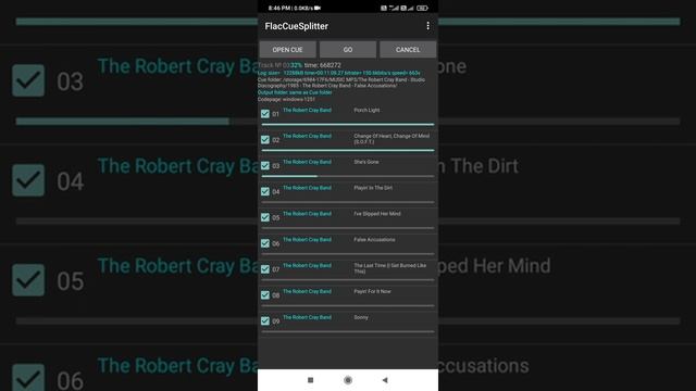 FLAC file splitting using FLAC Cue Splitter in Android. смотреть онлайн