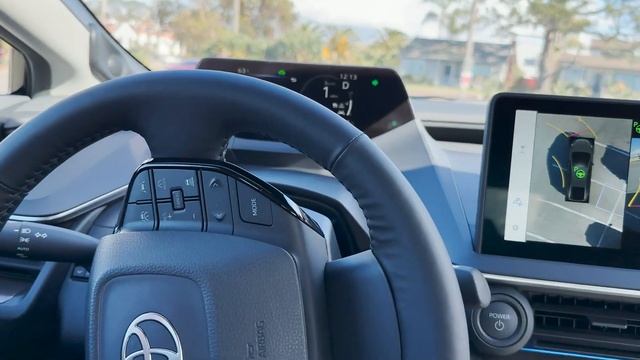 *No Hands!* 2023 Prius Perpendicular Park Feature! смотреть онлайн