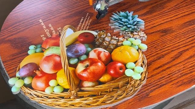 A delicious “Fruit Basket” puzzle  - Handcrafted unique gift ideas - hand-cut wooden jigsaw puzzles