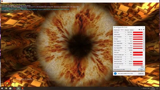 RTX 3060 Palit Dual FurMark Test