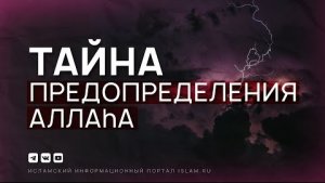 Тайна предопределения Аллаhа