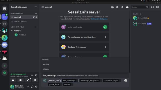 How to Use SeaVoice STT/TTS Bot on Discord Voice Channel | Seasalt.ai Speech-to-Text Text-to-Speech смотреть онлайн