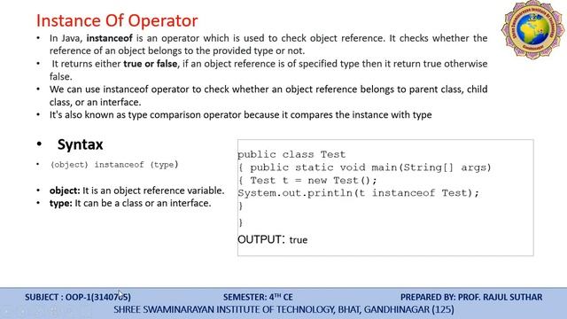 polymorphism, instance of object # oop JAVA # GTU смотреть онлайн