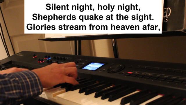 Silent Night Hymns of Grace #236 Accompaniment with Lyrics Key of A смотреть онлайн