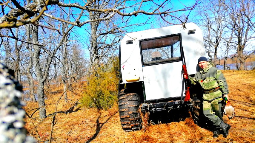 Самодельный вездеход на охоте смотреть онлайн