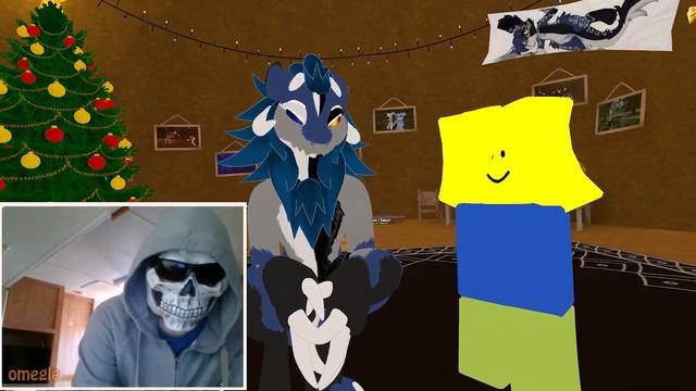 VR Roblox NOOB and Furry meet Omegle [VRChat] [Ft. Snowey] смотреть онлайн