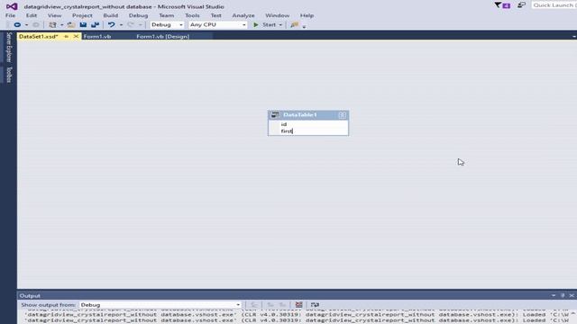 Programming VB.net: How to send data from datagridview to crystalreport without database смотреть онлайн