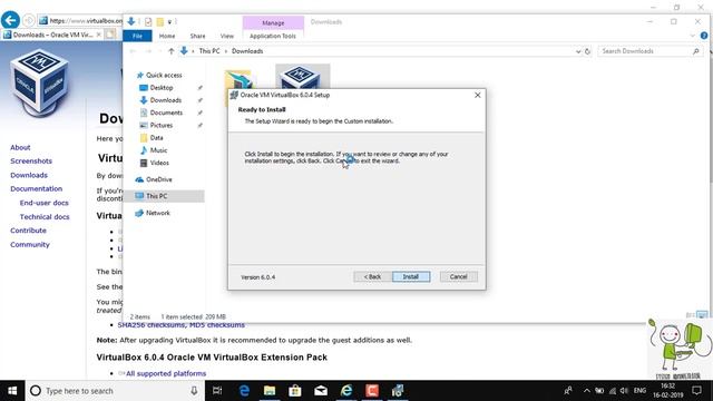 How to Install Oracle Virtualbox on Windows 10 смотреть онлайн