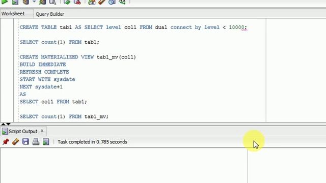 Oracle#1 Materialized view performance improvement on complete refresh смотреть онлайн