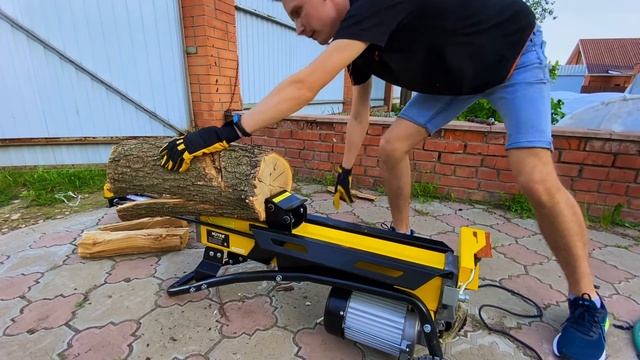 Дровокол Huter HLS-5500|обзор|тест смотреть онлайн