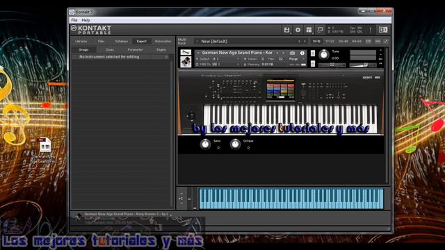 GERMAN NEW AGE GRAND PIANO - Samples Kontakt 5, KONTAKT 6 - BY LMTYM 🎼🎹 смотреть онлайн