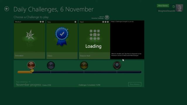 Microsoft Minesweeper : Daily Challenge 6 November смотреть онлайн
