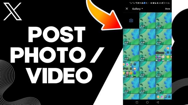 How To Post Photo Video On X Twitter App смотреть онлайн