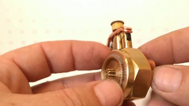 Steampunk. Зажигалка бензиновая из заглушки д.3/4. смотреть онлайн