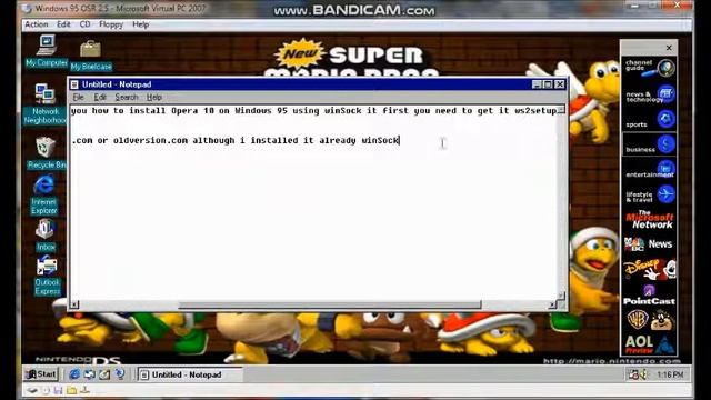 How to Install Opera 10 on Windows 95 смотреть онлайн