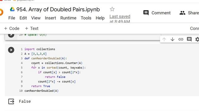 АлгоГолик10 Алгоритм к заданию Leetcode 954. Array of Doubled Pairs. #pythoncode , #алгоголик смотреть онлайн