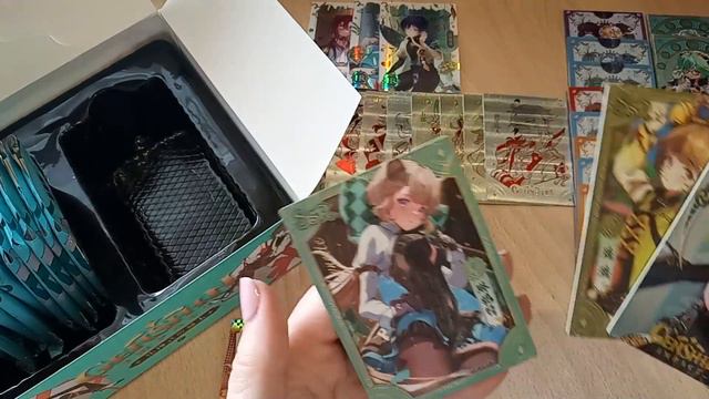 Распаковка карточек по Геншину 4 / Genshin cards unboxing смотреть онлайн