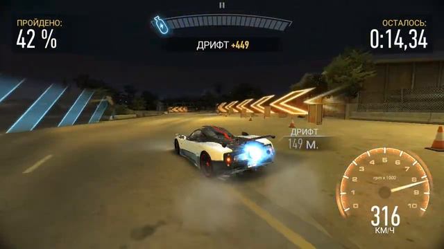 Прохождение события на Pagani Zonda Cinque в NFS NL (5.8) смотреть онлайн