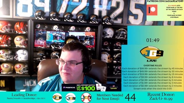 Week 8 Postgame Stream & Jaguars Recap смотреть онлайн