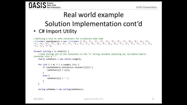 Sept 2011 Sitecore Virtual User Group - 301 Redirects via Sitecore and Lucene смотреть онлайн