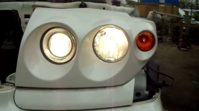 Работа фар ксенон на MMC Pajero Io смотреть онлайн