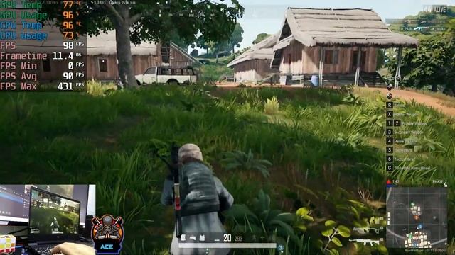 HP Victus Gaming I5 13Gen RTX 2050 4GB 144Hz PLAYER UNKNOWN'S BATTLE GROUNDS How Many FPS ?