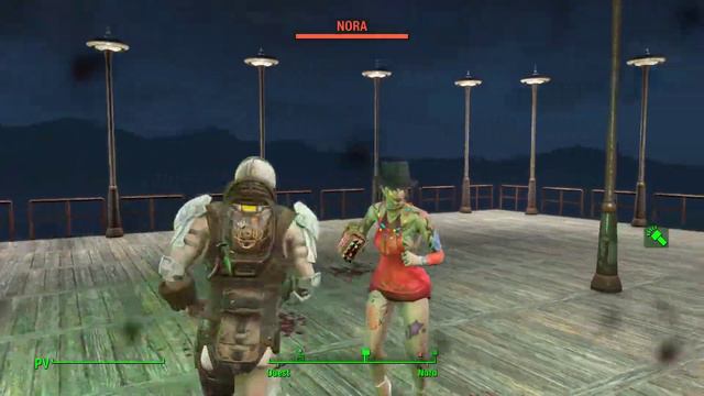 Fallout 4 - Nora's Mad And Killing Nate - Power Fist Finish Move 1 - French смотреть онлайн