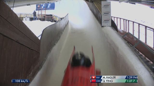 BMW IBSF Worldcup 8 Women Bobsleigh  Heat 2 Sigulda