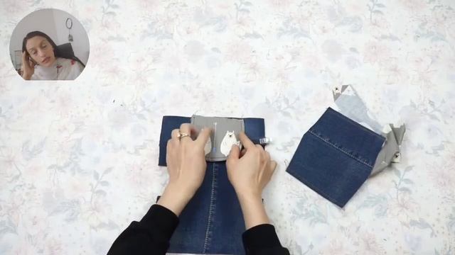 DIY How to Make a Lovely pocket and a phone bag from old jeans - Old Clothes Recycling Idea смотреть онлайн