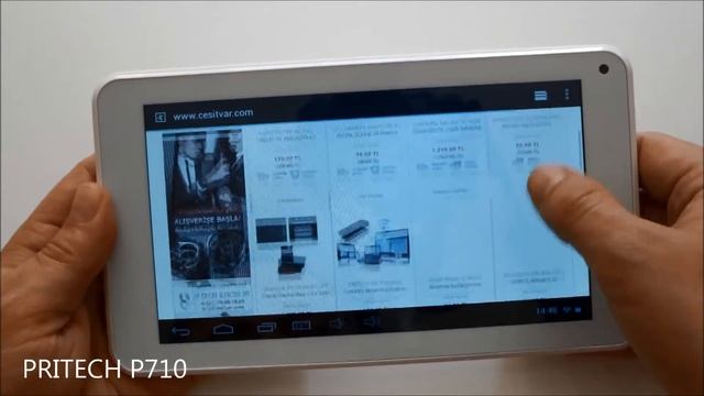 Pritech P710 7 Inç Tablet Pc çift Kamera Android 4.2 çift çekirdek Işlemci