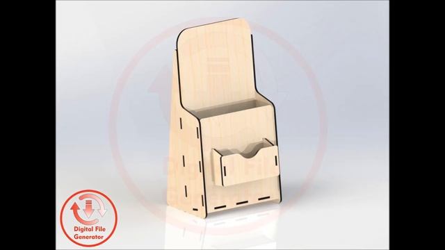 A6 Desktop Brochure Holder SVG / Dxf / Cdr / Ai / Pdf / Dwg Laser Cut File instant download Vecto смотреть онлайн