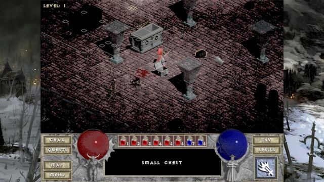Diablo 1 - Sorcerer (Mago/Feiticeiro) Gameplay - Parte 1 (Cathedral) смотреть онлайн