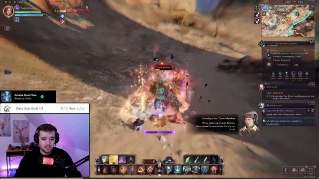 Throne and Liberty Gameplay Stream | Greatsword and Wand Support Build | Free to Play MMORPG 2024 смотреть онлайн