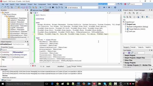 como utlizar usercontrol no delphi seatle + firedac e mysql смотреть онлайн