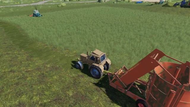 FS 19 - Карта Пионер, скосил траву дальше будем пахать! смотреть онлайн