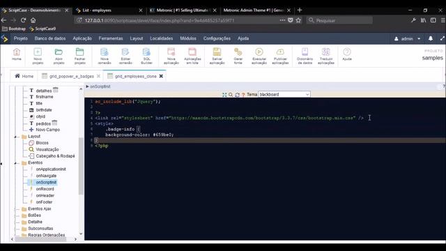 Popover e Badges - Implementando componentes do bootstrap [SCRIPTCASE] смотреть онлайн