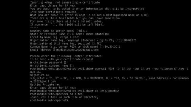 #6 INSTALASI DAN KONFIGURASSI WEB SERVER (APACHE), PHP DAN SSL DI DEBIAN 10 смотреть онлайн