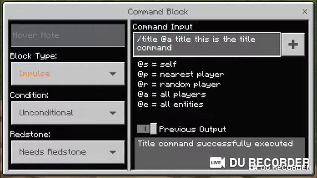 Minecraft title command/bed rock edition/Java Edition/ смотреть онлайн