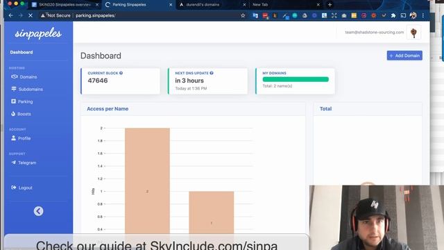 Handshake's Sinpapeles Overview (Parking, DNS, & Profile builder) смотреть онлайн