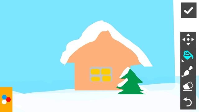 Рисуем новогодние фоны 2019 в рисуем мультфильмы 2 смотреть онлайн