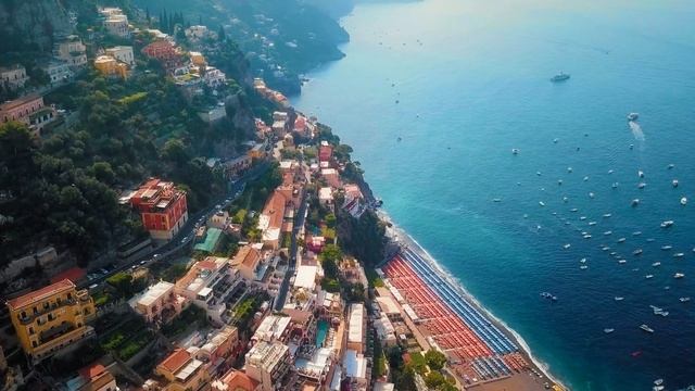 AMALFI COAST, ITALY - THE MOST BEAUTIFUL PLACES IN THE WORLD - BY DRONE 4K смотреть онлайн