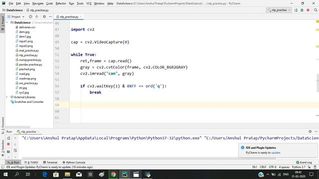 learn to open webcam using python and opencv смотреть онлайн