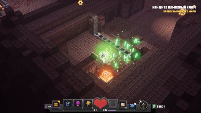 КРЕПОСТЬ НИЖНЕГО МИРА - Minecraft Dungeons Flames of the Nether DLC смотреть онлайн
