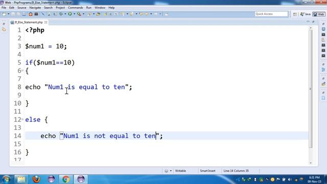 3.PHP Programming | IF Else Statement смотреть онлайн